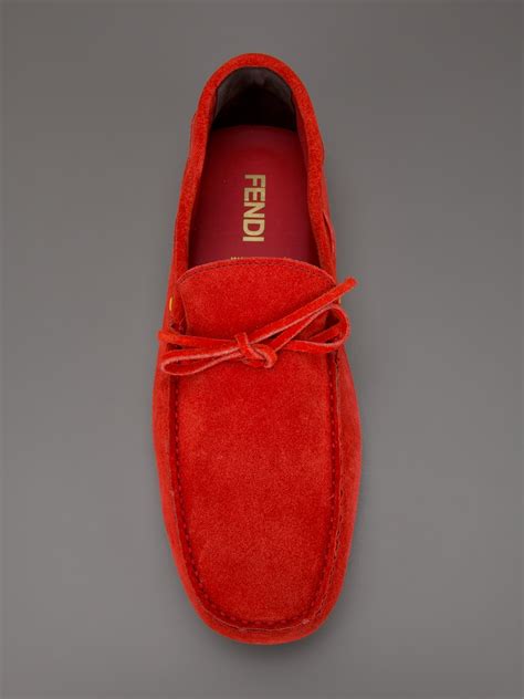 fendi loafers red|Shop Fendi O.